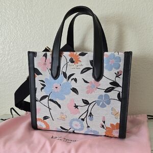 Kata Spade Floral Garden Jaquard Manhattan Small Tote